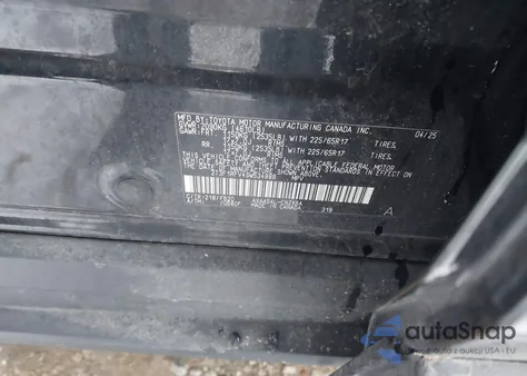 2025 Toyota Rav4 Le из США, поврежденный, VIN 2T3F1RFV4SW534888